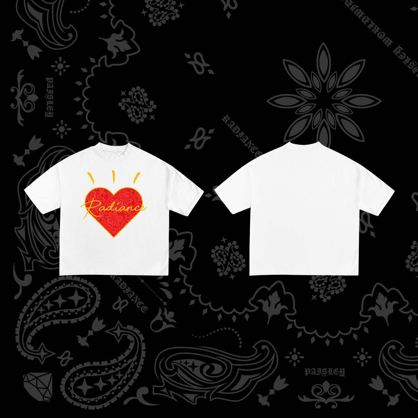 Radiance Tee White Heart